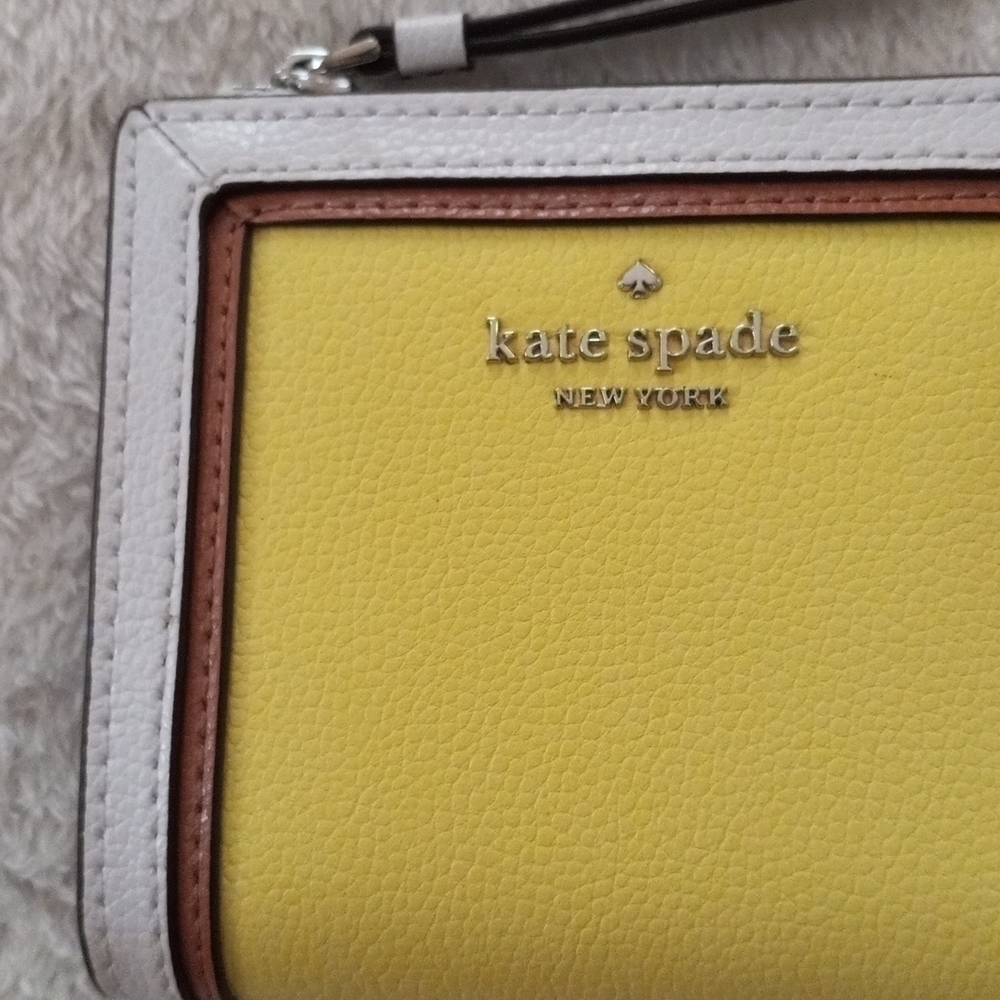 Kate Spade Patterson Drive Geraldine Limelight Tote Bag & Matching Wallet - Picture 5 of 16